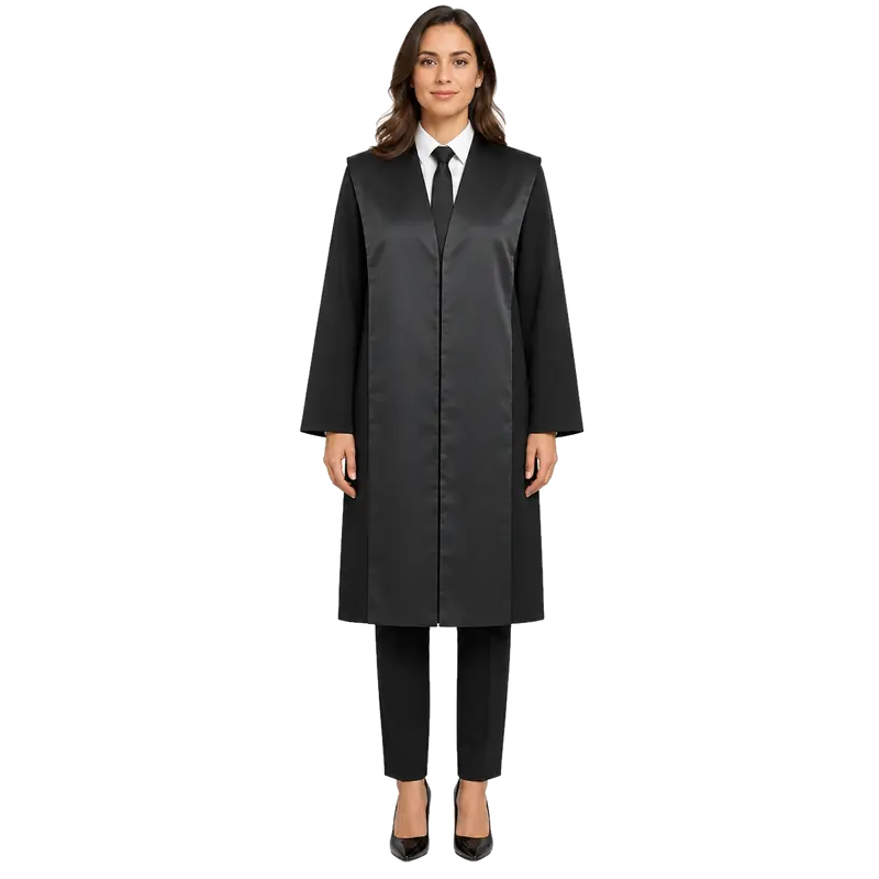 toga gratia modelo vista froontal abogada