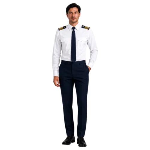 pantalon piloto confort azul marino
